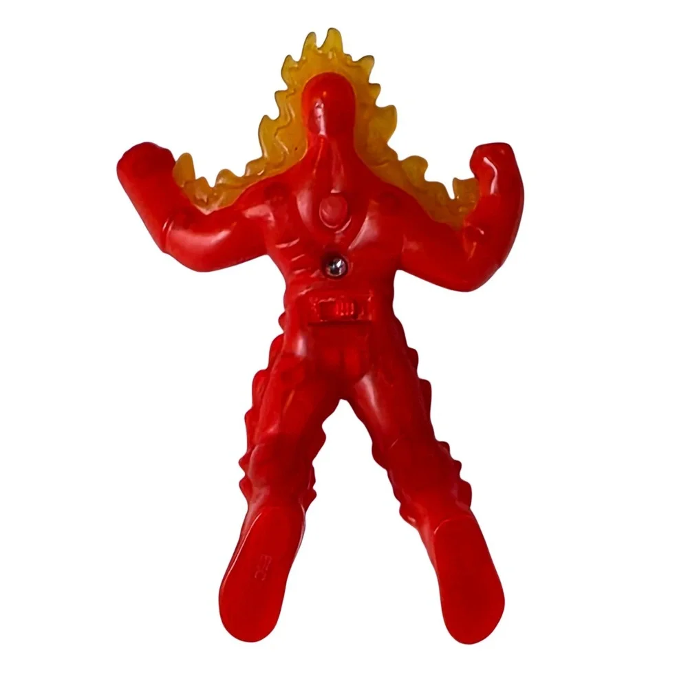 Marvel Fantastic Four Human Torch Red Light Up Action Figure 2010 McDonalds Toy